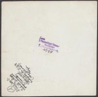 1949 Tiszavölgyi József: Sebők István szegedi papucskészítő műhelyében. Hátoldalán feliratozott, pec...