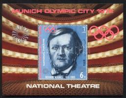 Olympiad in München, opera minisheet + block, Müncheni olimpia; Opera  kisív + blokk