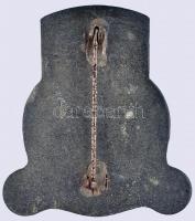 Osztrák-Magyar Monarchia 1916. "12. Ottomán Hadosztály" tömör cink sapkajelvény (45x41mm) ...