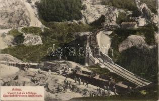 Anina, railway bridge, quarry