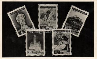 1938-39 Magyar a magyarért irredenta bélyegsorozat / set of Hungarian patriotic stamps