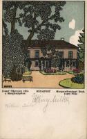 Budapest, József főherceg villa a Margitszigeten; Wiener Werkstätte No. 464. s: Kuhn (EK)