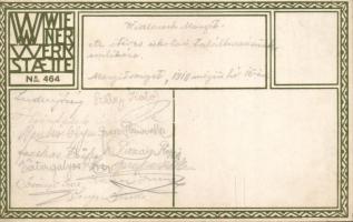 Budapest, József főherceg villa a Margitszigeten; Wiener Werkstätte No. 464. s: Kuhn (EK)