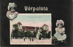 Várpalota, vár, kislány (EK)