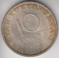 1948. 10Ft Ag "Széchenyi" T:2-