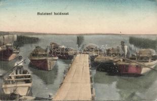 Balaton halászat (fa)