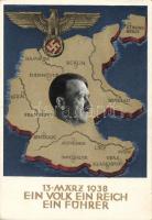 'Ein Volk ein Reich ein Führer', Adolf Hitler, NS Propaganda, 'Tag des Grossdeutschen Reichs' So. Stpl