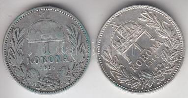 1895-1914KB 1K Ag (2x) T:1,3