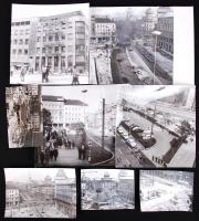 1960-1970 24db felvétel a Blaha Lujza téri átépítésekről (közte egy Járai Rudolftól), valamint 3 kép...