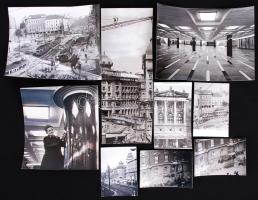1960-1970 24db felvétel a Blaha Lujza téri átépítésekről (közte egy Járai Rudolftól), valamint 3 kép...