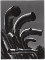 1979 Gebhardt György (1910-1993): Ipari csendélet. Vintage fotó, hátoldalán jelzett, 24x18cm