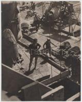 1936 Jermy László: Cím nélkül. Vintage fotó, hátoldalán jelzett, 14x11cm