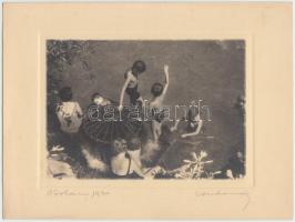 1930 Orphanides János (1876-1939): Vöslau. Vintage fotó, jelzett, 18x24cm