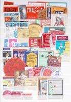 2.200-2.400 nagyrészt régi levélzáró, reklámbélyeg sok érdekességgel, ritkán látható anyaggal 30 lap...