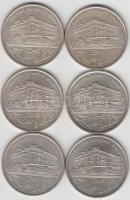 1993. 200Ft Ag "MNB" (6x) T:2