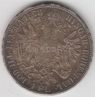 Ausztria 1878. 1Fl Ag "Ferenc József" T:2 patina Austria 1878. 1 Florin Ag "Franz Joseph" C:XF patina