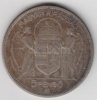 1930. 5P Ag "Horthy-jobbra" T:3