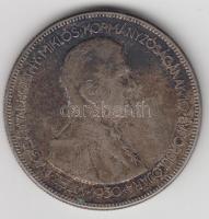 1930. 5P Ag "Horthy-jobbra" T:3