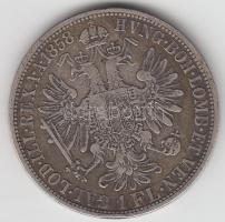 Ausztria 1858A 1Fl Ag "Ferenc József" T:2- Austria 1858A 1 Florin Ag "Franz Joseph" C:VF