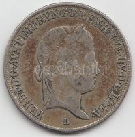 1840B 20Kr Ag "V. Ferdinánd" T:2-