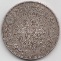 Ausztria 1909. 5K Ag "Ferenc József" T:2- Austria 1909. 5 Corona Ag "Franz Joseph I" C:VF