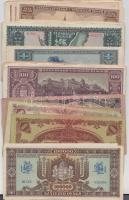 1930-1946. vegyes pengő tétel, összesen 41db bankjeggyel T:II,II-,III