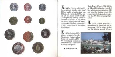 1993. 10f-200Ft 11xklf, szettben (1 lapos), benne 200Ft Ag "MNB" T:BU