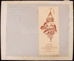 1935 Geiszler László: Alumínium tojások. Vintage fotó, feliratozott, kiállításon szerepelt, kartonra...