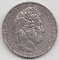 Franciaország 1848A 5Fr Ag "I. Lajos Fülöp" Párizs T:2-
France 1848A 5 Francs Ag "Lou...
