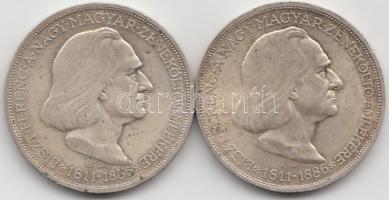 1936. 2P Ag "Liszt" (2x) T:2