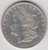 Amerikai Egyesült Államok 1921D 1$ Ag "Morgan" T:2-
USA 1921D Morgan Dollar Ag C:VF