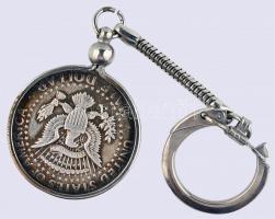 Amerikai Egyesült Államok 1964. 1/2$ Ag "Kennedy" kulcstartón! T:2-
USA 1964. 1/2 Dollar A...