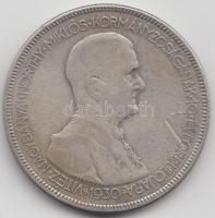 1930. 5P Ag "Horthy-jobbra" T:3