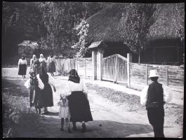 1984 Balogh István Szilárd: Széki Utca (Erdély). Vintage fotó, feliratozott, pecséttel jelzett, 30x40 cm