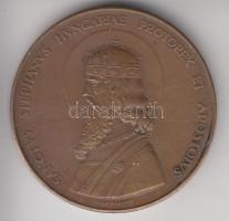 Madarassy Walter (1909-1994) 1938. "Szent István / Szent Jobb" Br emlékérem (40mm) T:2