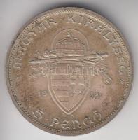 1938. 5P Ag "Szent István" T:2