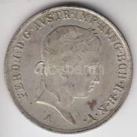 Ausztria 1841A 20Kr Ag "I. Ferdinánd" T:2 Austria 1841A 20Kr Ag "Ferdinand I" C:XF