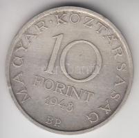 1948. 10Ft Ag "Széchenyi" T:2-
