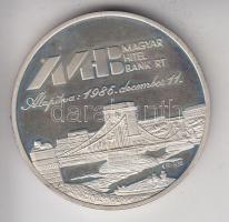 DN "MHB-Széchenyi István" Ag emlékérem (34,53g/0.835/42mm) T:PP dísztokban