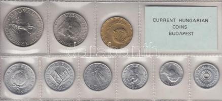 1981. 2f-10Ft 9db klf érmés forgalmi sor fóliatokban T:1