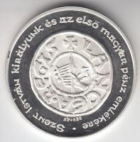 1996. "Honfoglalás 1100 éves - Szent István és az első magyar pénz, Árpád fejedelem" Ag em...