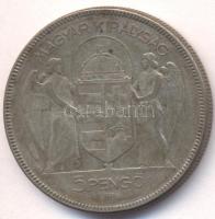 1930. 5P Ag "Horthy-jobbra" T:3