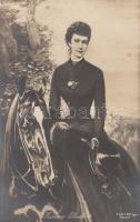 Empress Elisabeth of Austria with horse