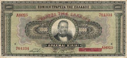 Görögország 1926. 1000Dr T:III Greece 1926. 1000 Drachmai C:F