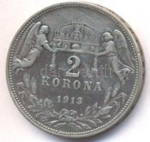 1913. 2K Ag "Ferenc József" T:2-