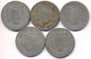 1926. 1P Ag (5x) T:3,3-