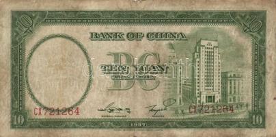 Kína 1930. 50CGU + 1937. 10Y + 1940. 10Y T:III
China 1930. 50 Customs Gold Units + 1937. 10 Yuan + 1...