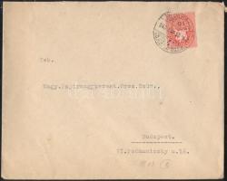 1946 (8. díjszabás) Helyi levél Lovasfutár 10ezerP bérmentesítéssel