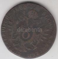 Ausztria/magyar verdejel 1800S 6Kr T:3