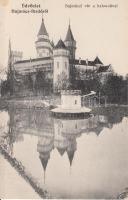 Bajmócfürdő Bajmócz castle with fish pond